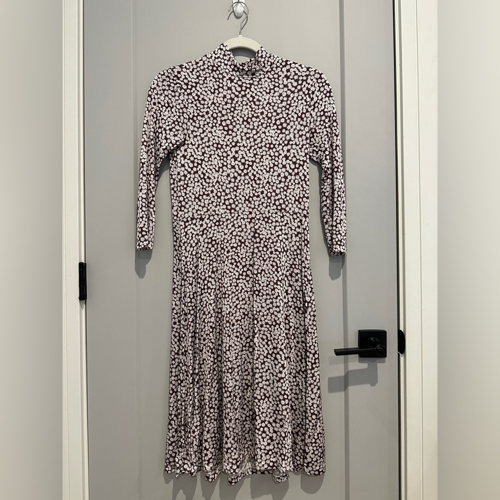 Samsoe Dress - Midi Mid-Length Mock Neck